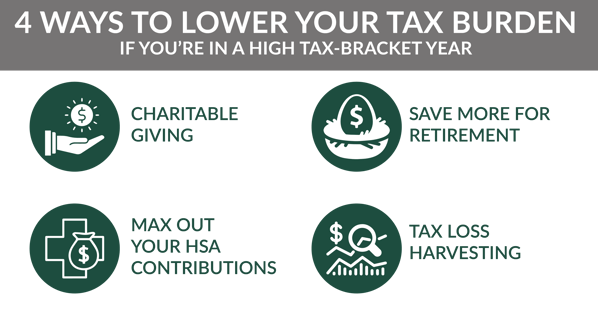 How To Lower Tax Burden in High Income Year